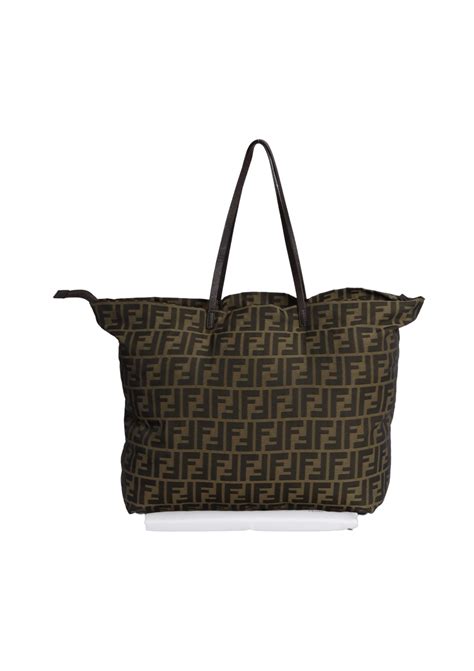 fendi zucca roll tote review